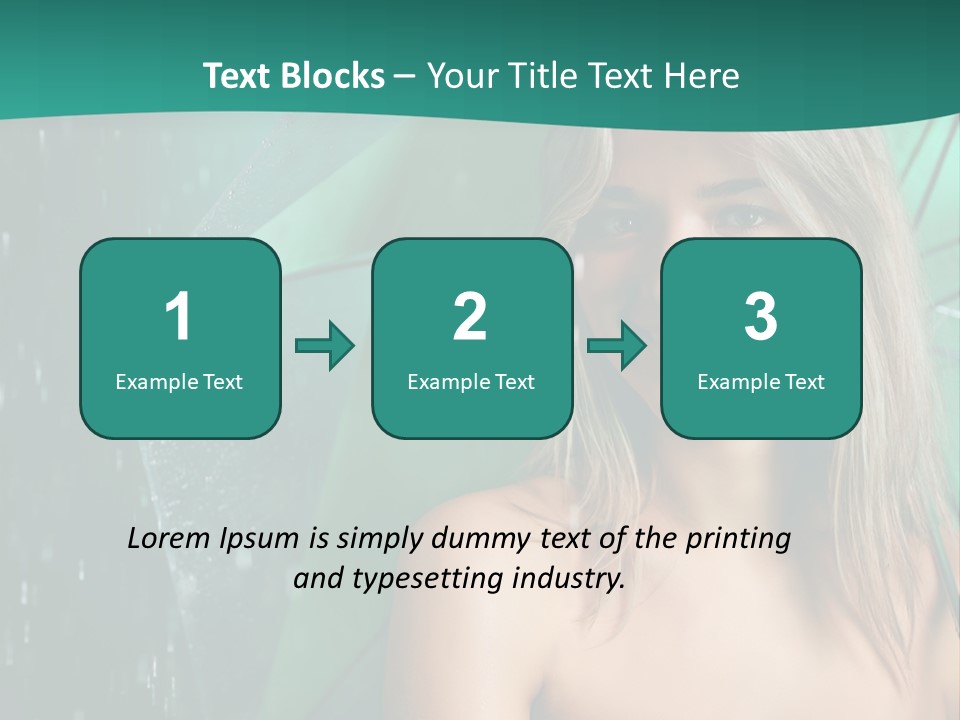 Weather Success Drop PowerPoint Template