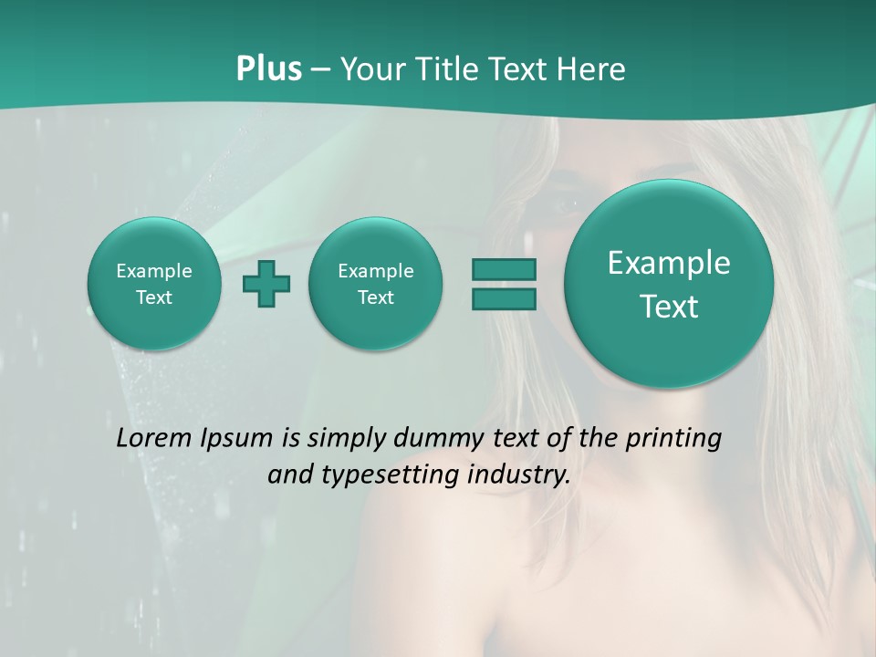 Weather Success Drop PowerPoint Template