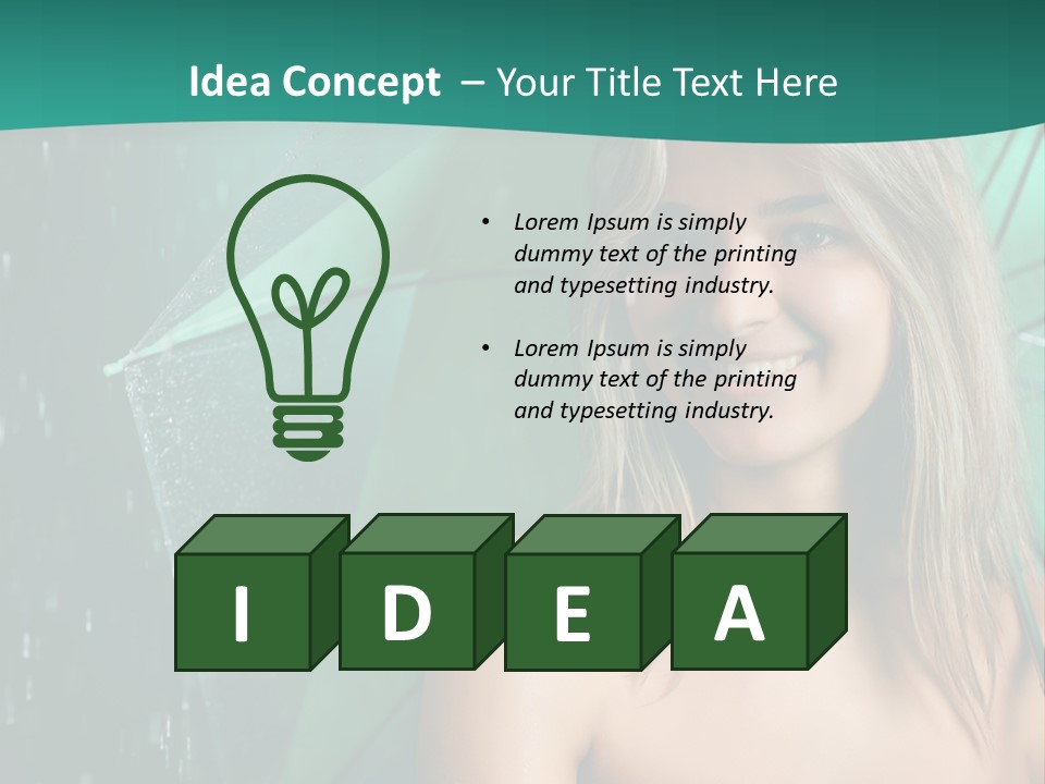 Weather Success Drop PowerPoint Template