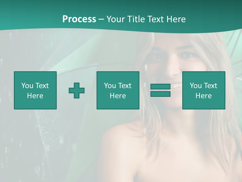 Weather Success Drop PowerPoint Template