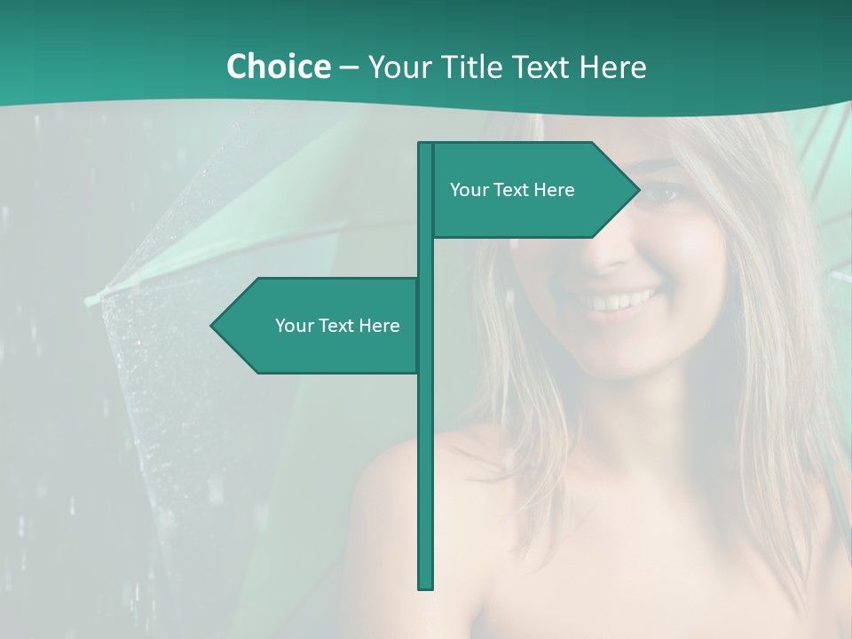Weather Success Drop PowerPoint Template
