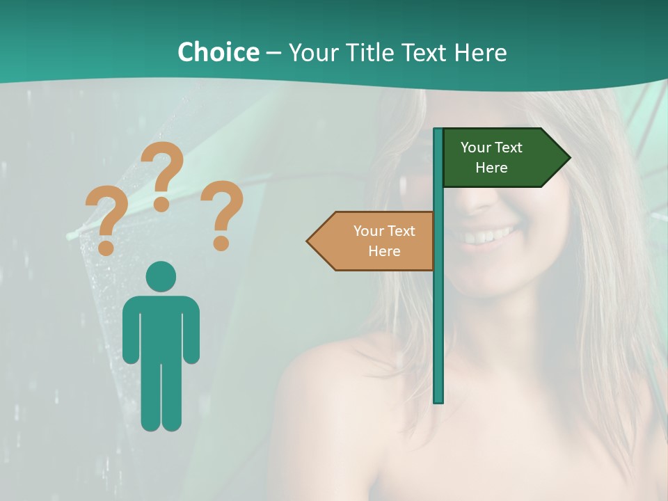 Weather Success Drop PowerPoint Template