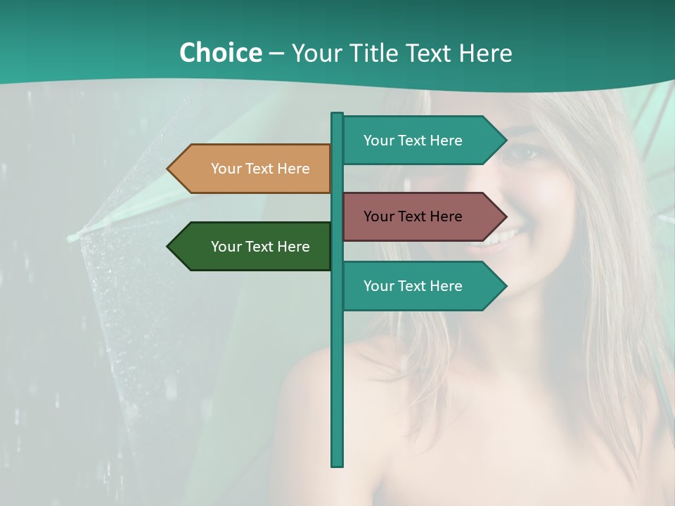 Weather Success Drop PowerPoint Template
