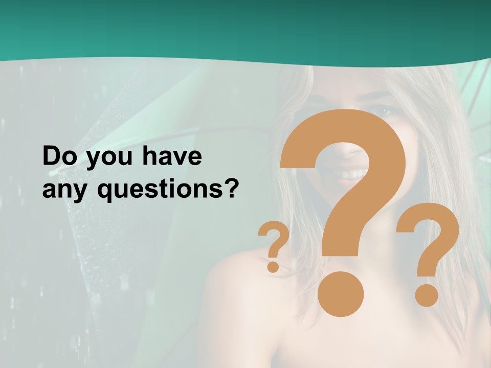 Weather Success Drop PowerPoint Template