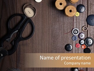 Sew Reel Hobby PowerPoint Template