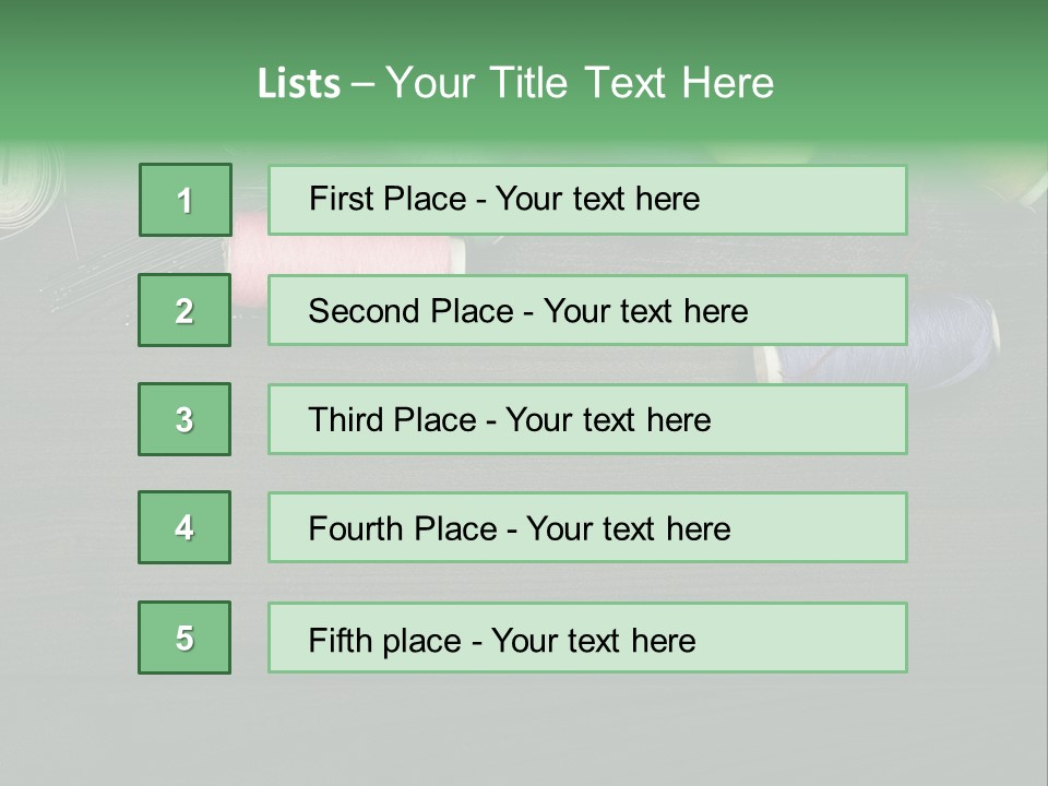 Product Line Skill PowerPoint Template