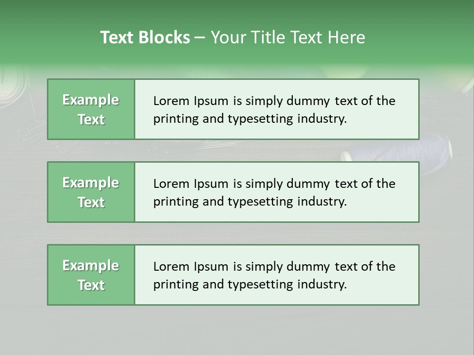 Product Line Skill PowerPoint Template