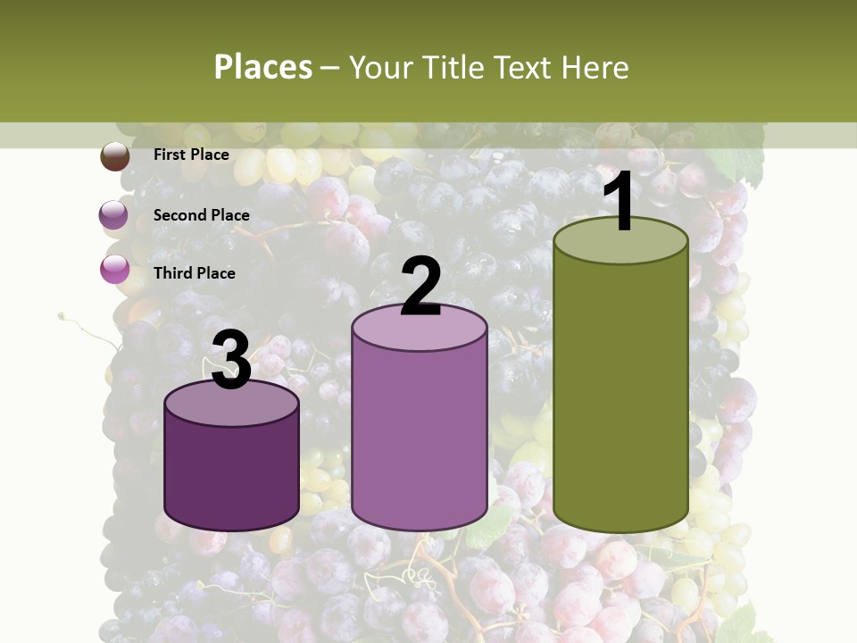 Grapes Drink Concept PowerPoint Template