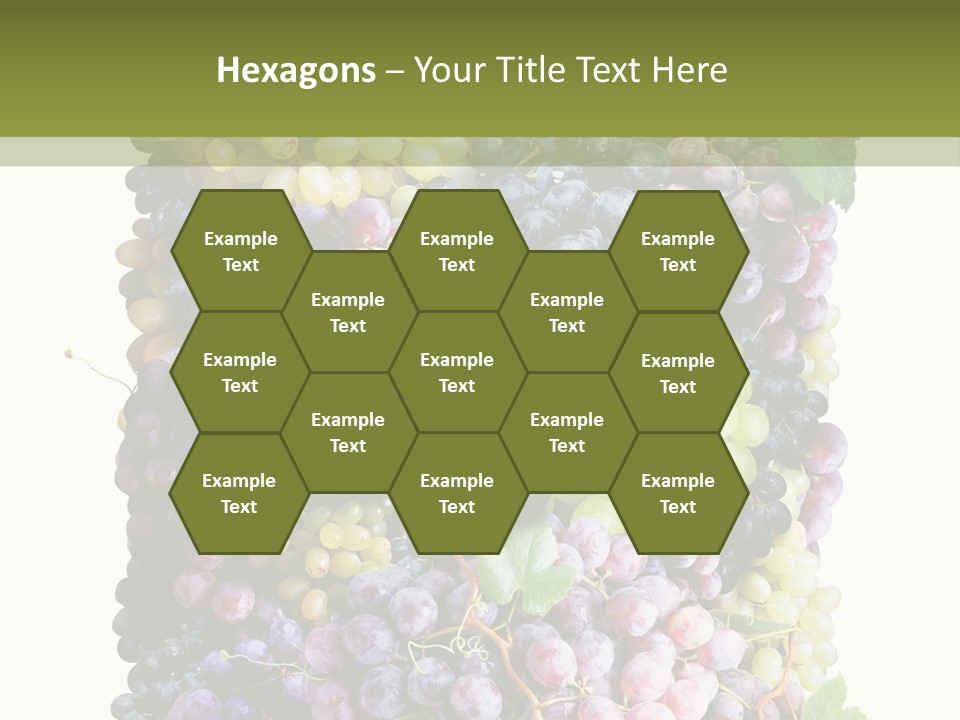 Grapes Drink Concept PowerPoint Template