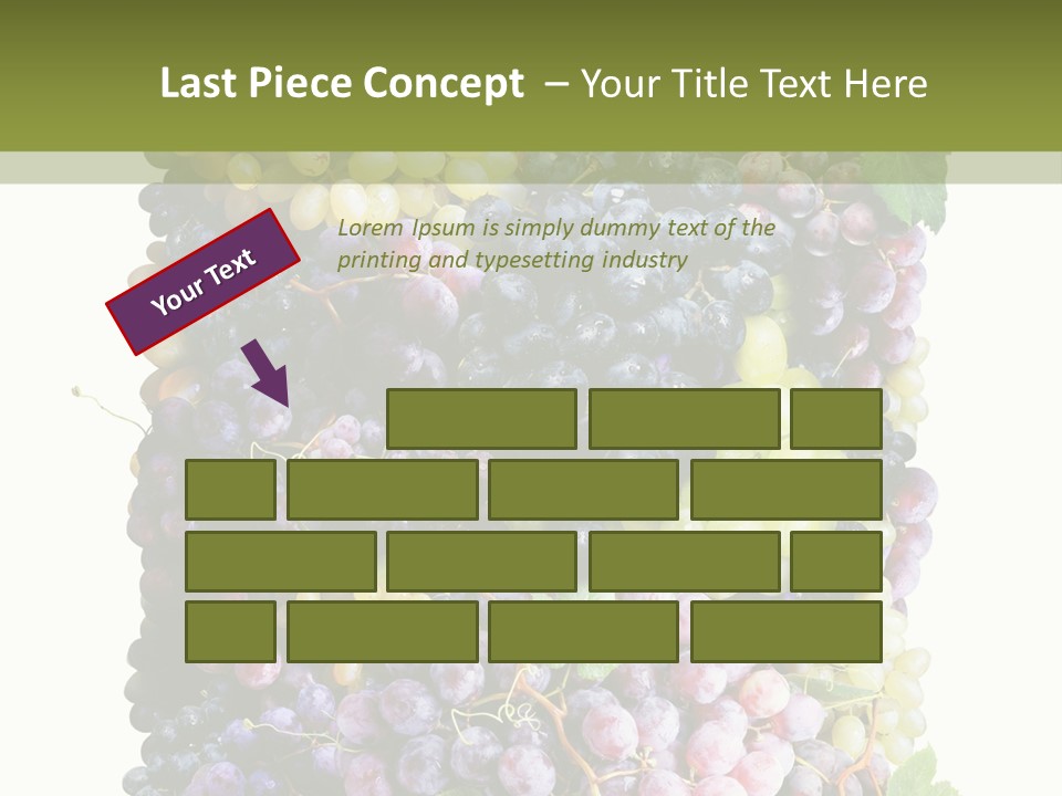 Grapes Drink Concept PowerPoint Template