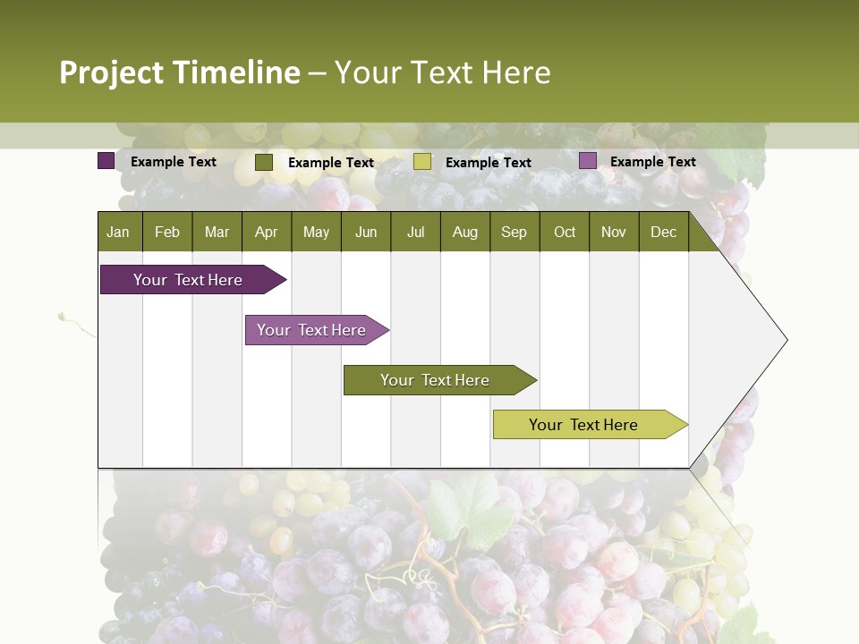 Grapes Drink Concept PowerPoint Template