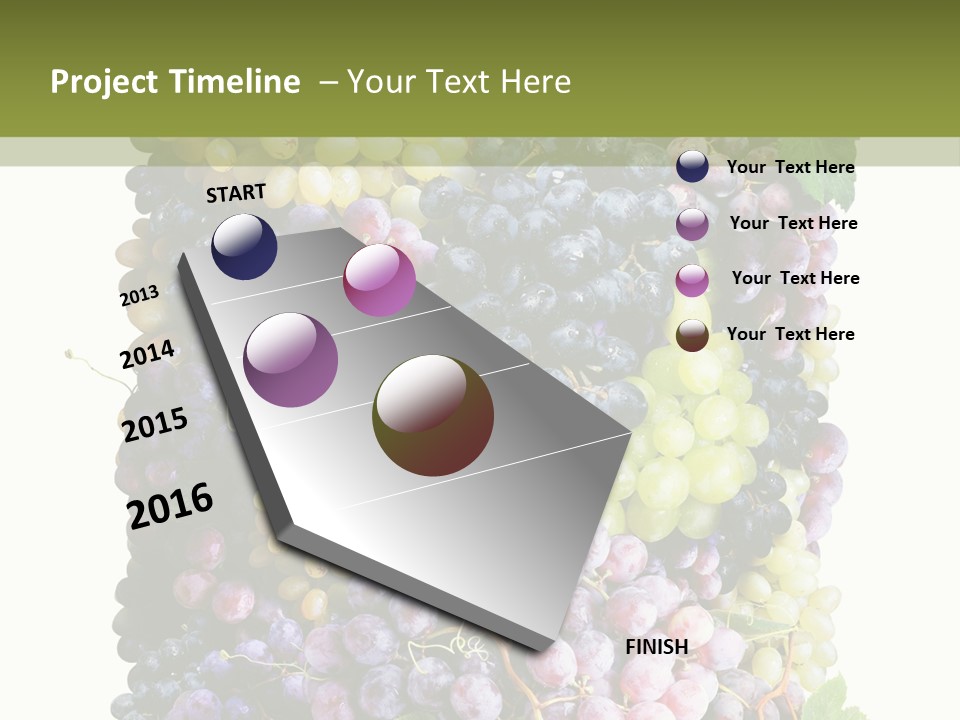 Grapes Drink Concept PowerPoint Template