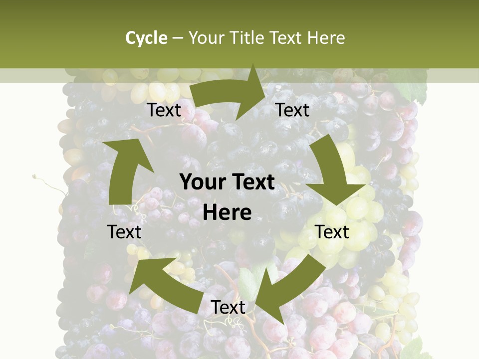 Grapes Drink Concept PowerPoint Template