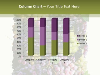 Grapes Drink Concept PowerPoint Template