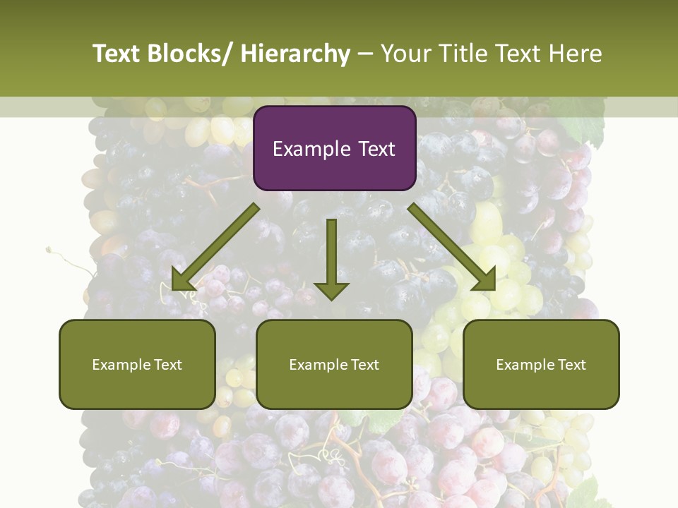 Grapes Drink Concept PowerPoint Template