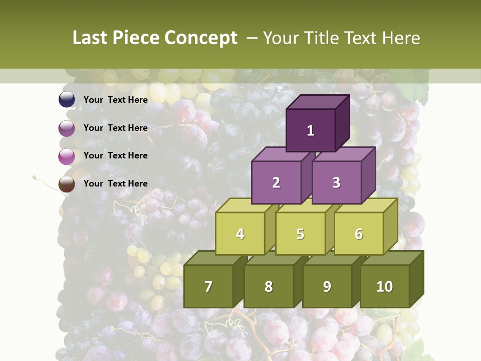 Grapes Drink Concept PowerPoint Template