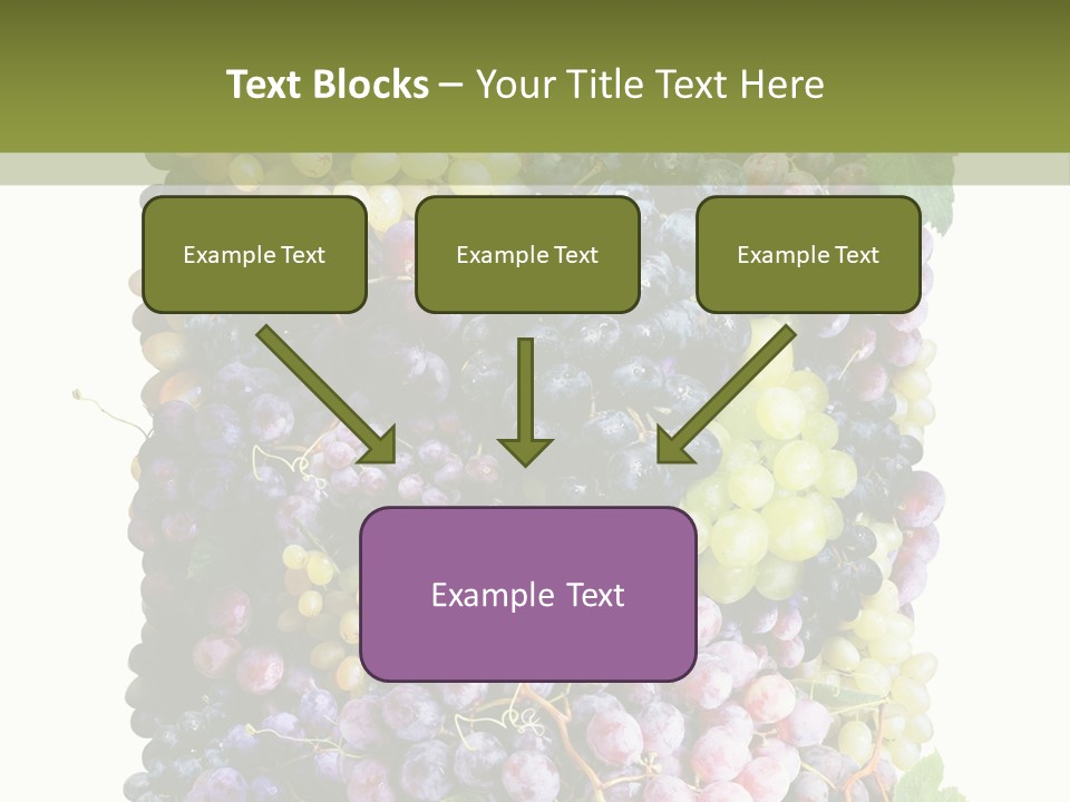 Grapes Drink Concept PowerPoint Template