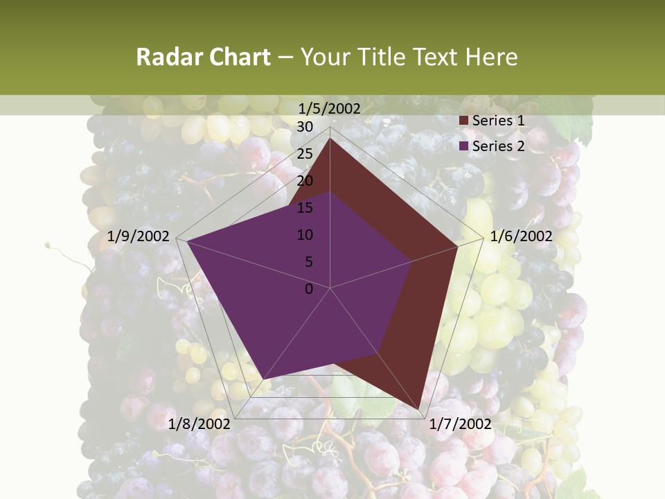 Grapes Drink Concept PowerPoint Template