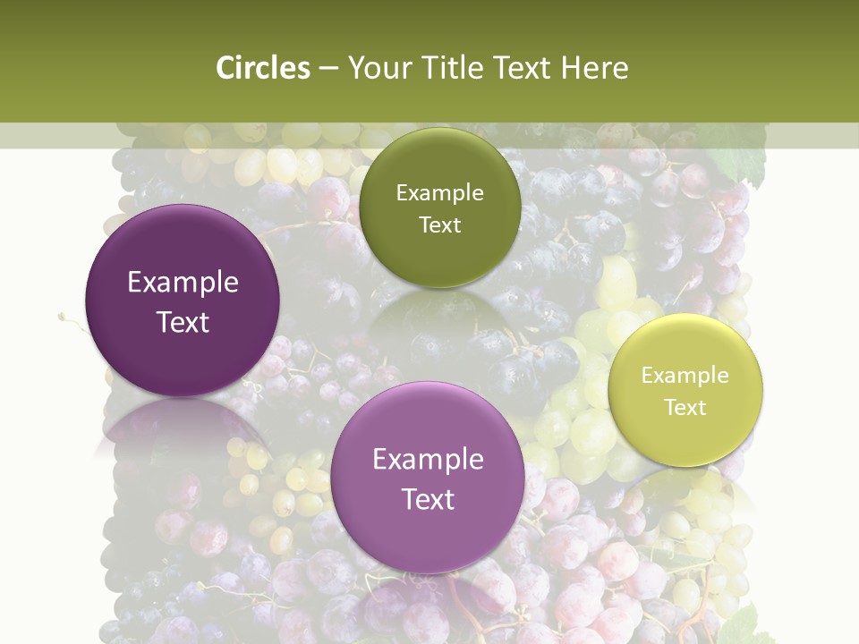 Grapes Drink Concept PowerPoint Template