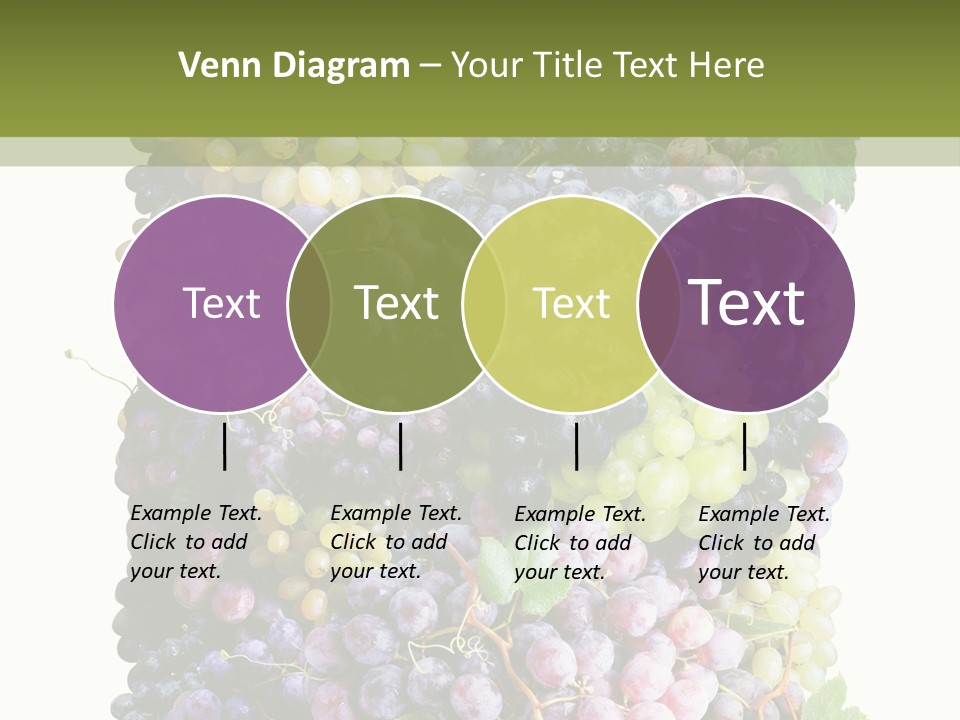 Grapes Drink Concept PowerPoint Template