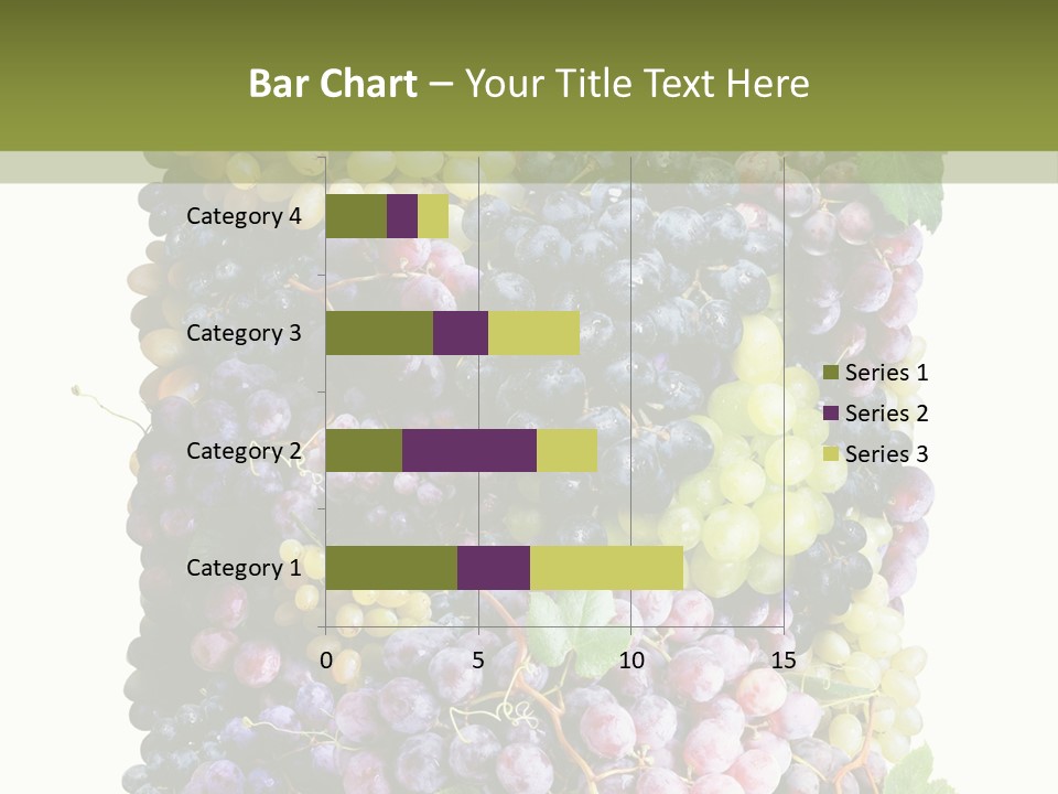 Grapes Drink Concept PowerPoint Template
