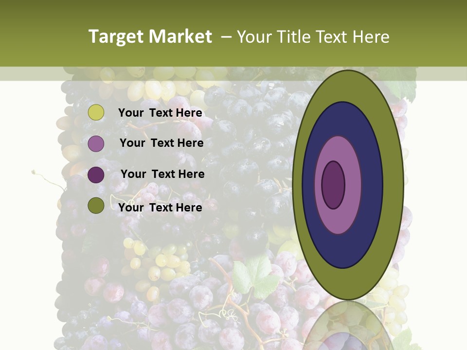 Grapes Drink Concept PowerPoint Template