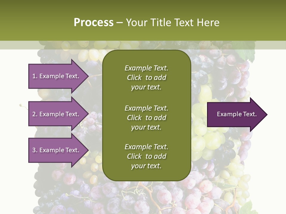 Grapes Drink Concept PowerPoint Template