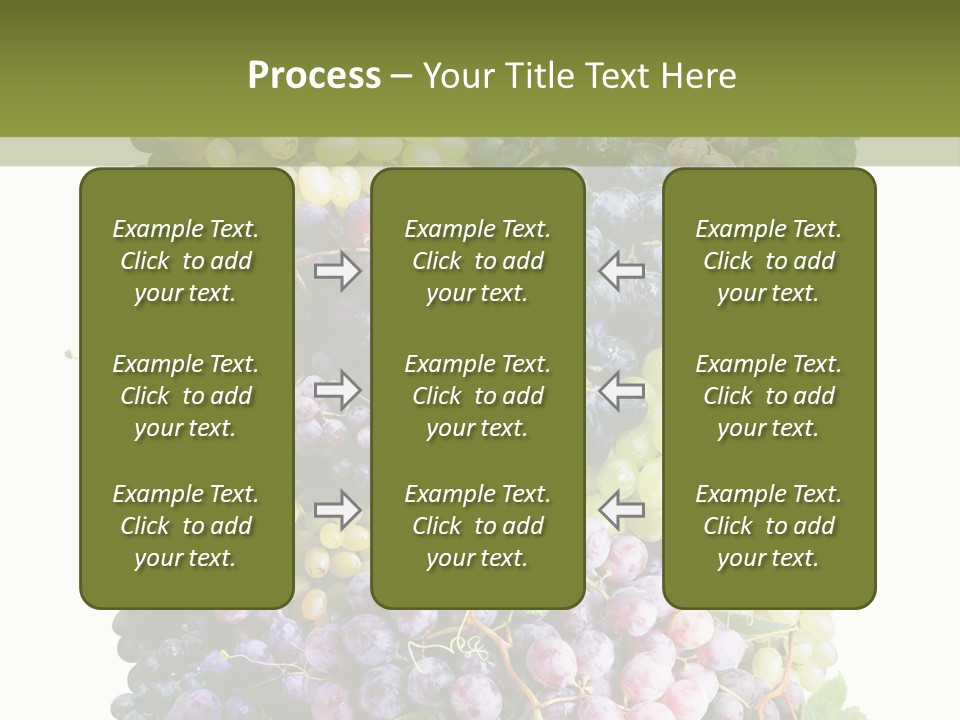 Grapes Drink Concept PowerPoint Template
