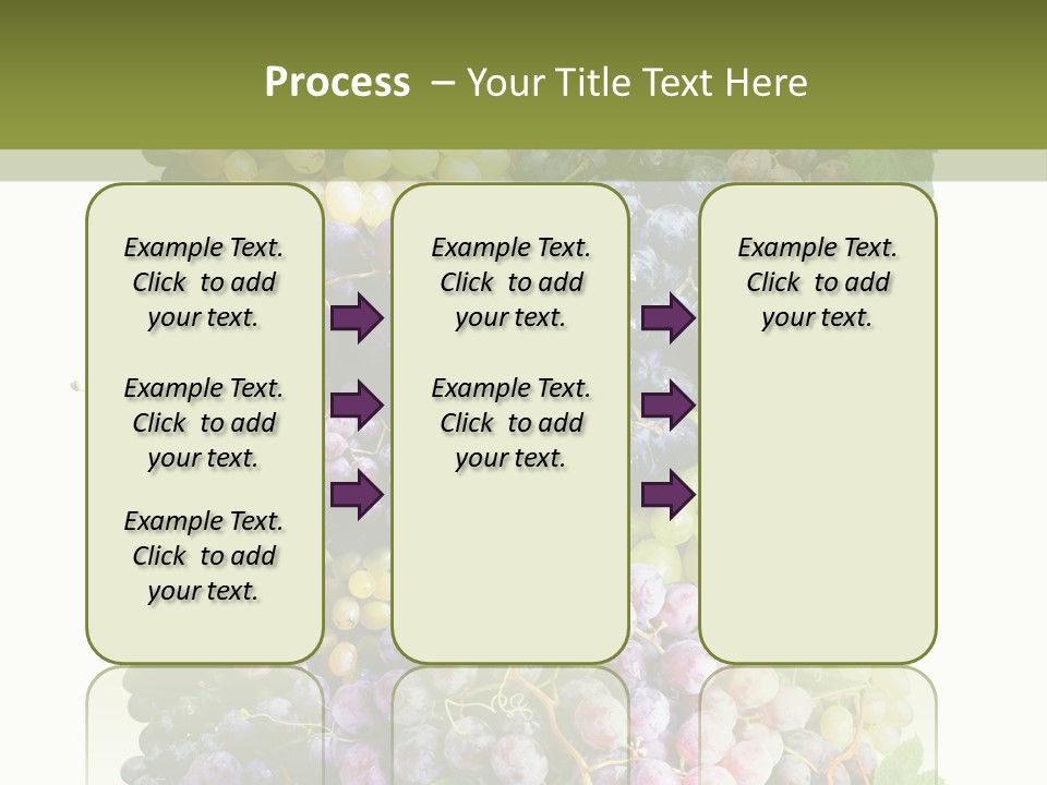 Grapes Drink Concept PowerPoint Template