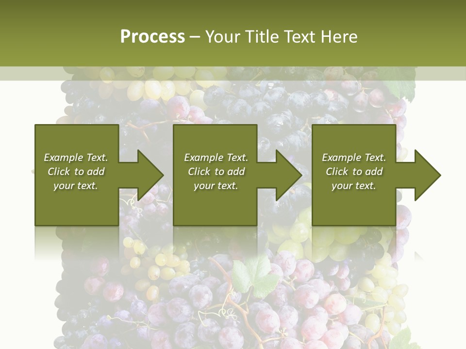 Grapes Drink Concept PowerPoint Template