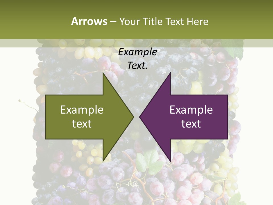 Grapes Drink Concept PowerPoint Template