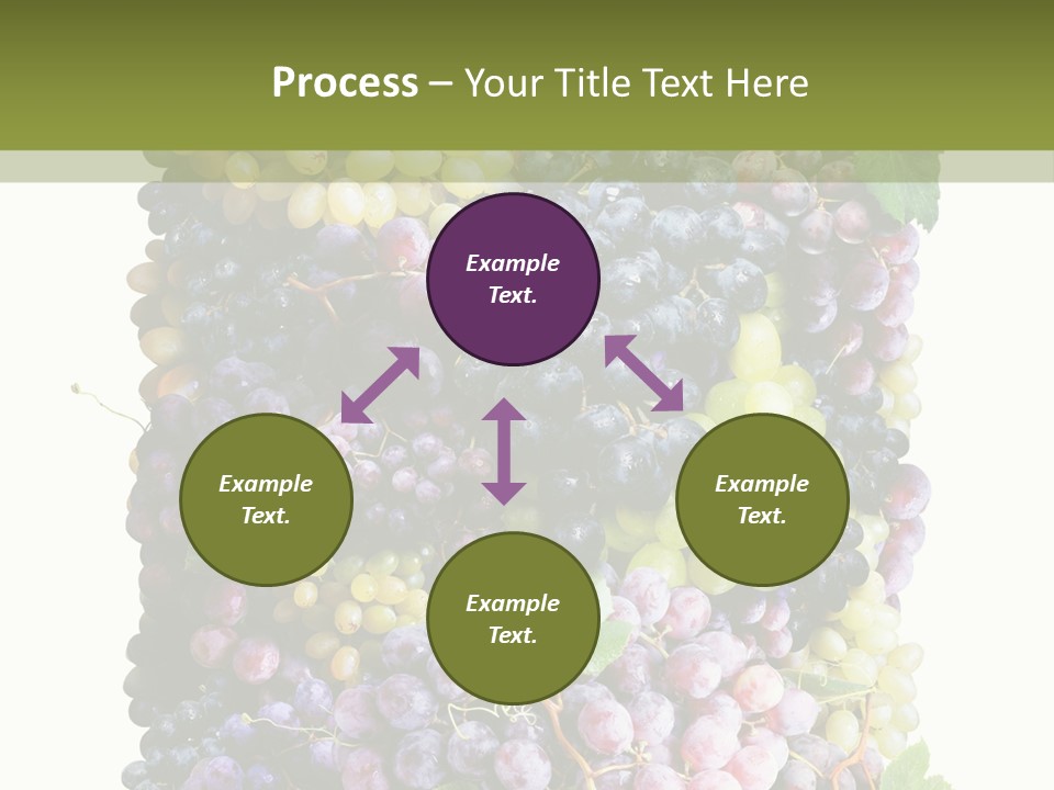 Grapes Drink Concept PowerPoint Template
