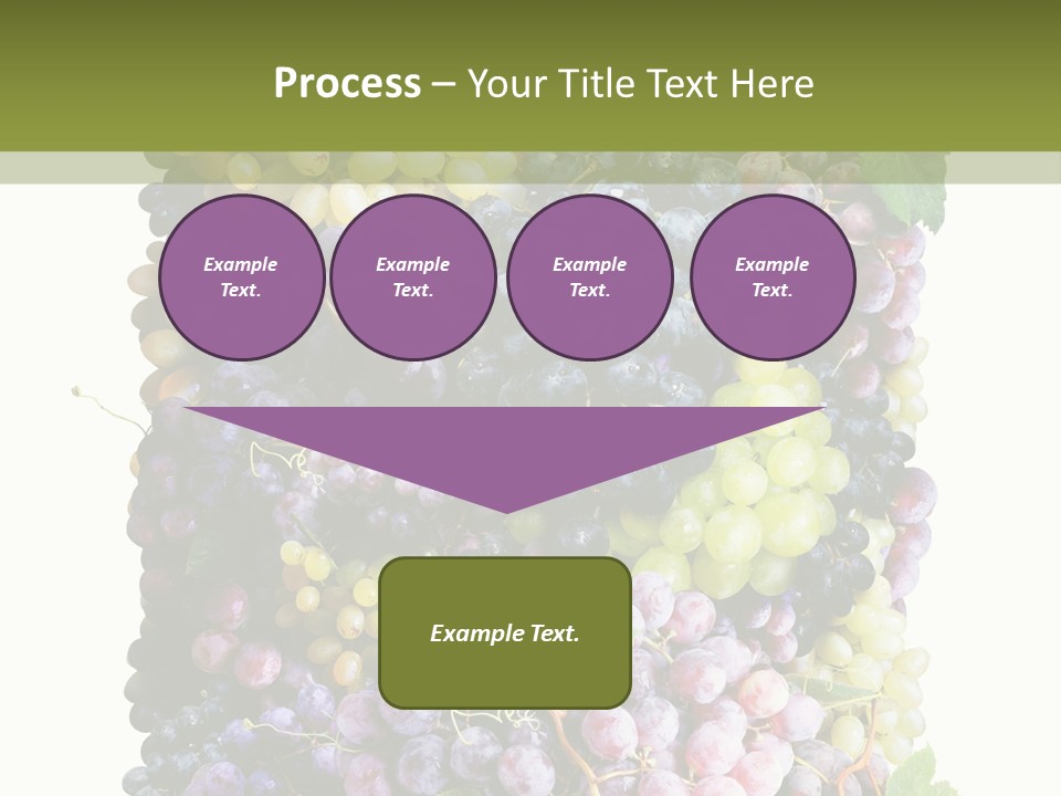 Grapes Drink Concept PowerPoint Template