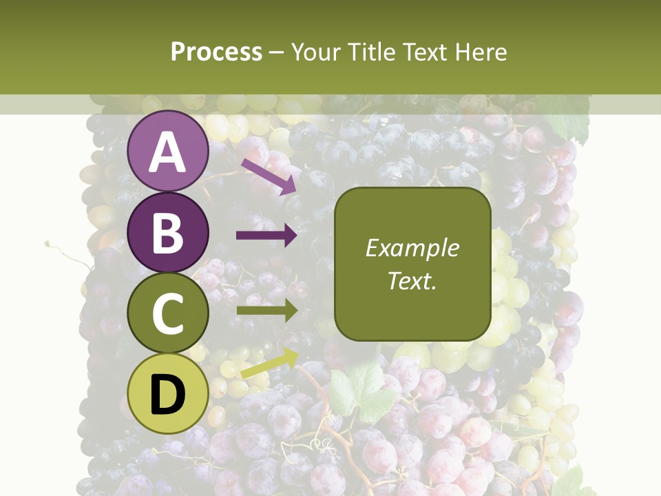 Grapes Drink Concept PowerPoint Template