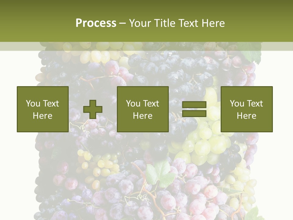 Grapes Drink Concept PowerPoint Template