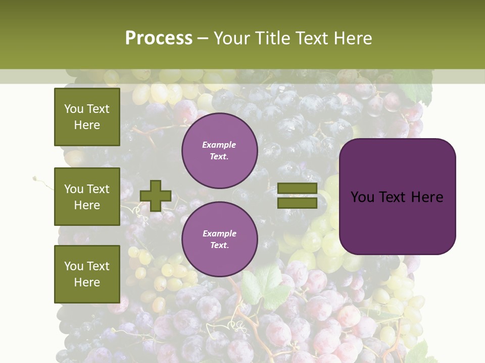 Grapes Drink Concept PowerPoint Template