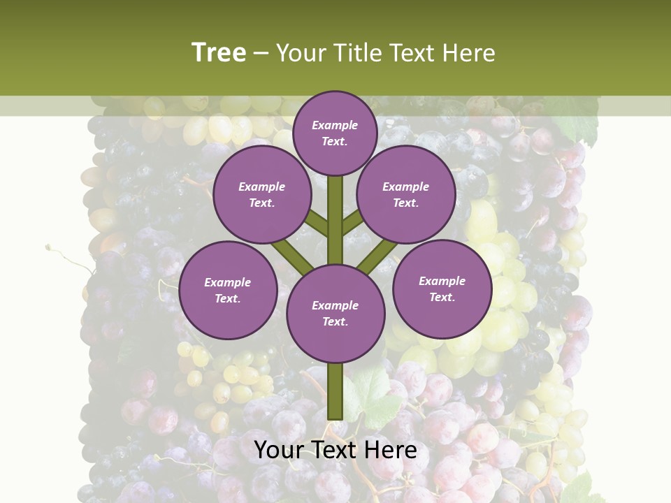 Grapes Drink Concept PowerPoint Template
