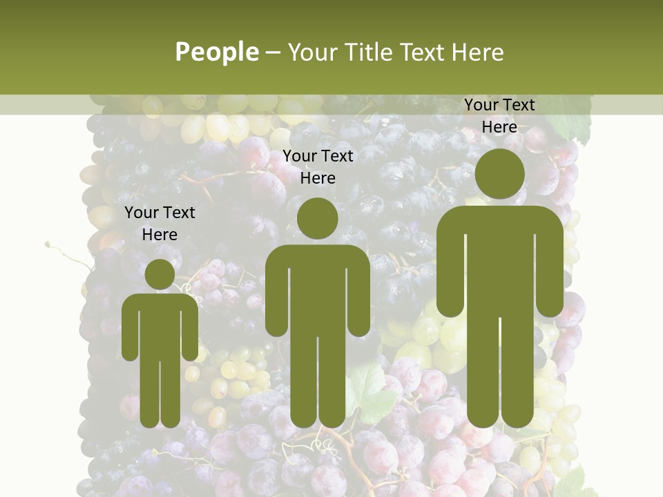 Grapes Drink Concept PowerPoint Template