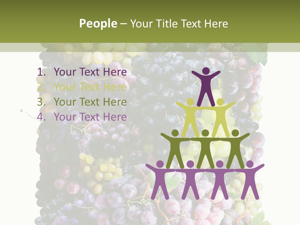 Grapes Drink Concept PowerPoint Template