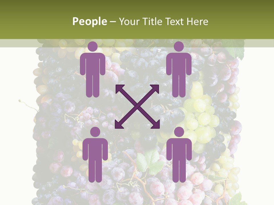 Grapes Drink Concept PowerPoint Template