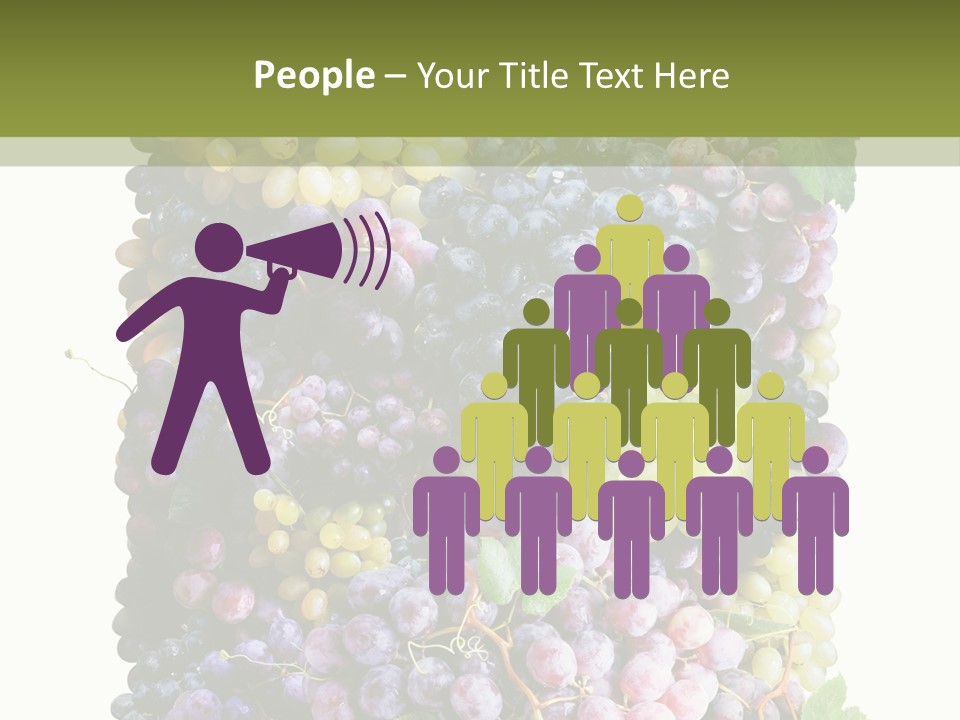 Grapes Drink Concept PowerPoint Template