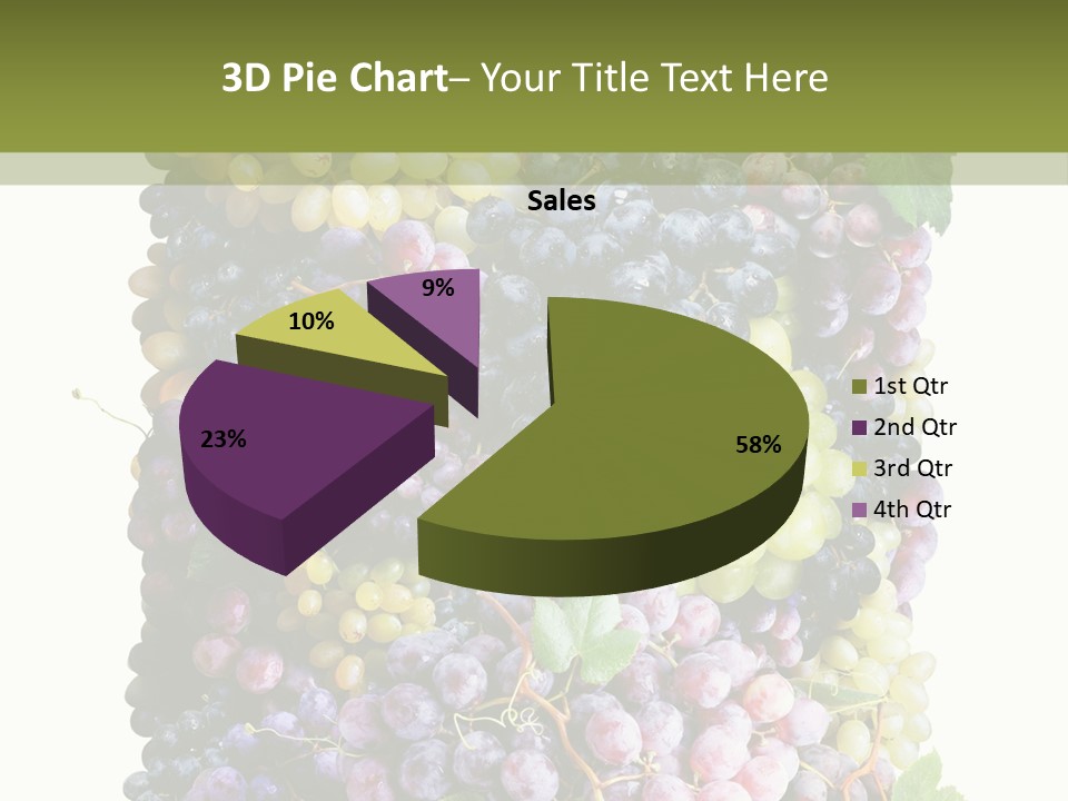 Grapes Drink Concept PowerPoint Template