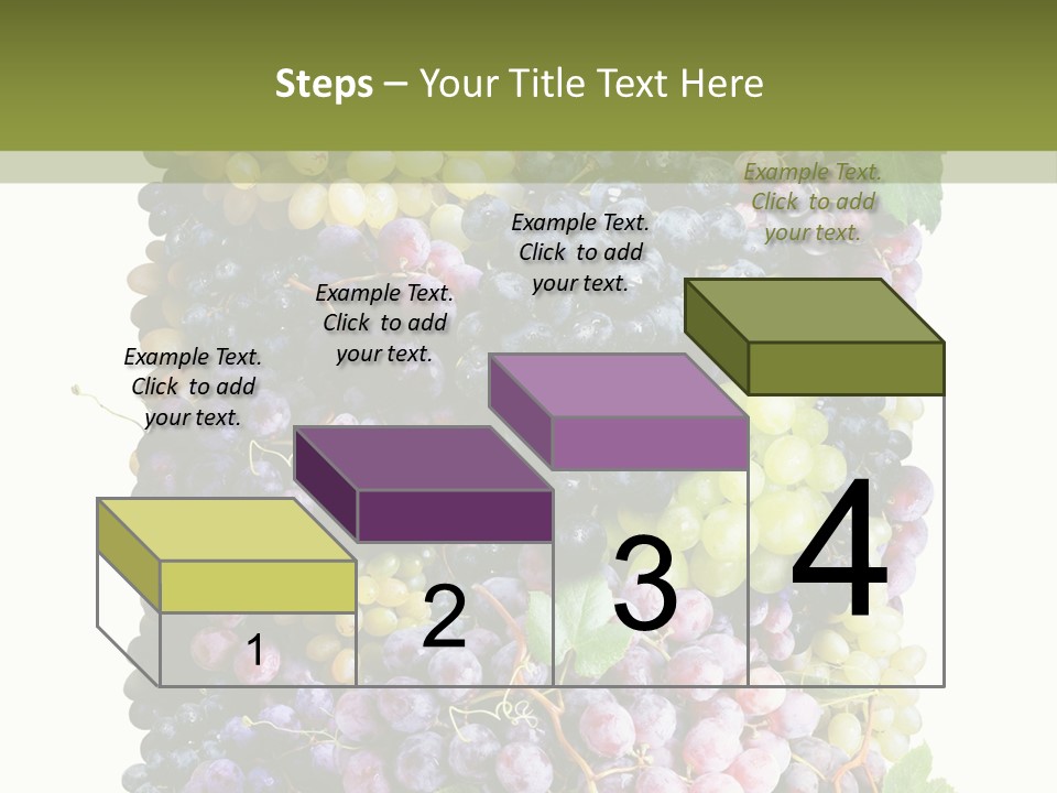 Grapes Drink Concept PowerPoint Template