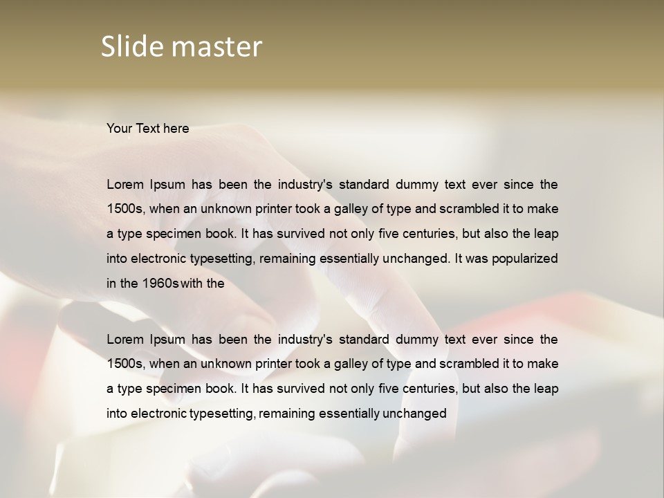 Medium Global Human PowerPoint Template