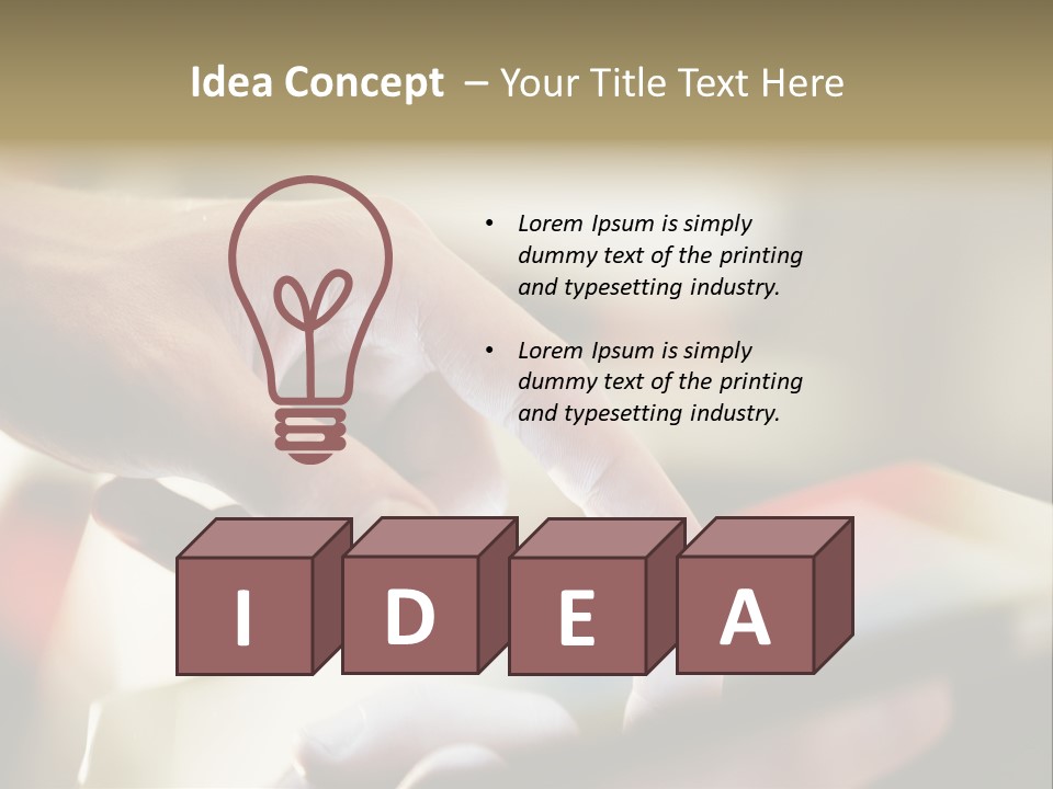 Medium Global Human PowerPoint Template