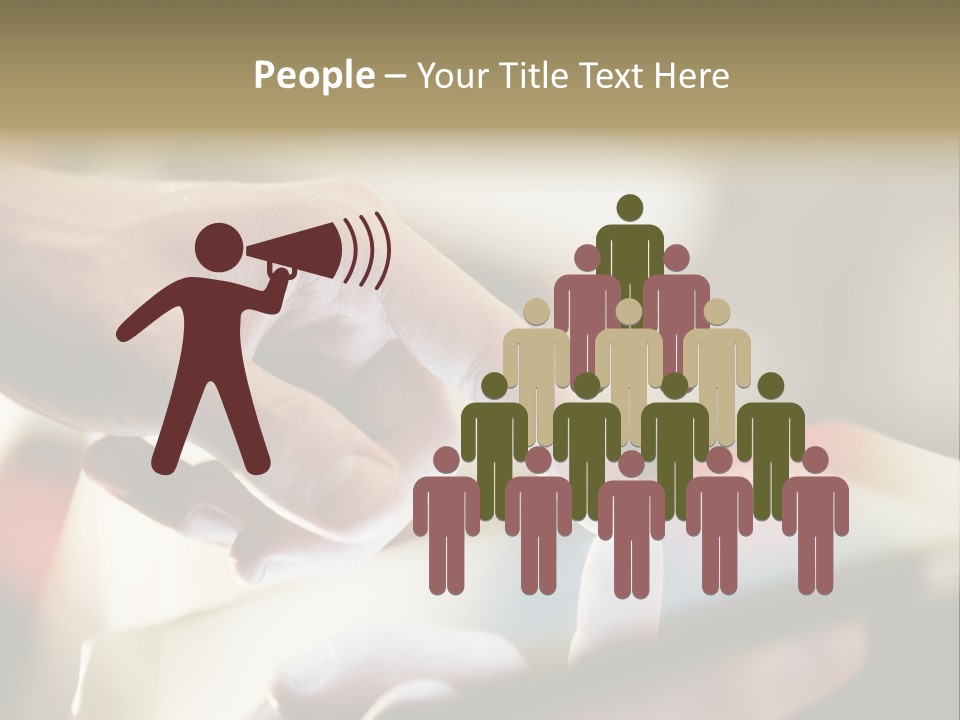 Medium Global Human PowerPoint Template