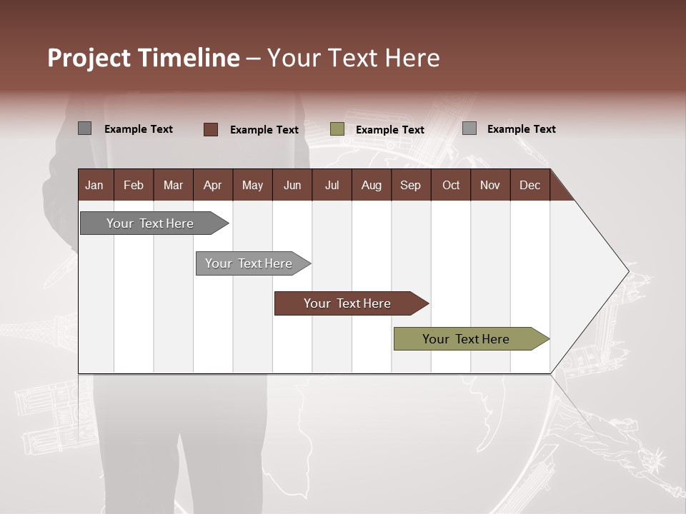 Earth Software Hand PowerPoint Template