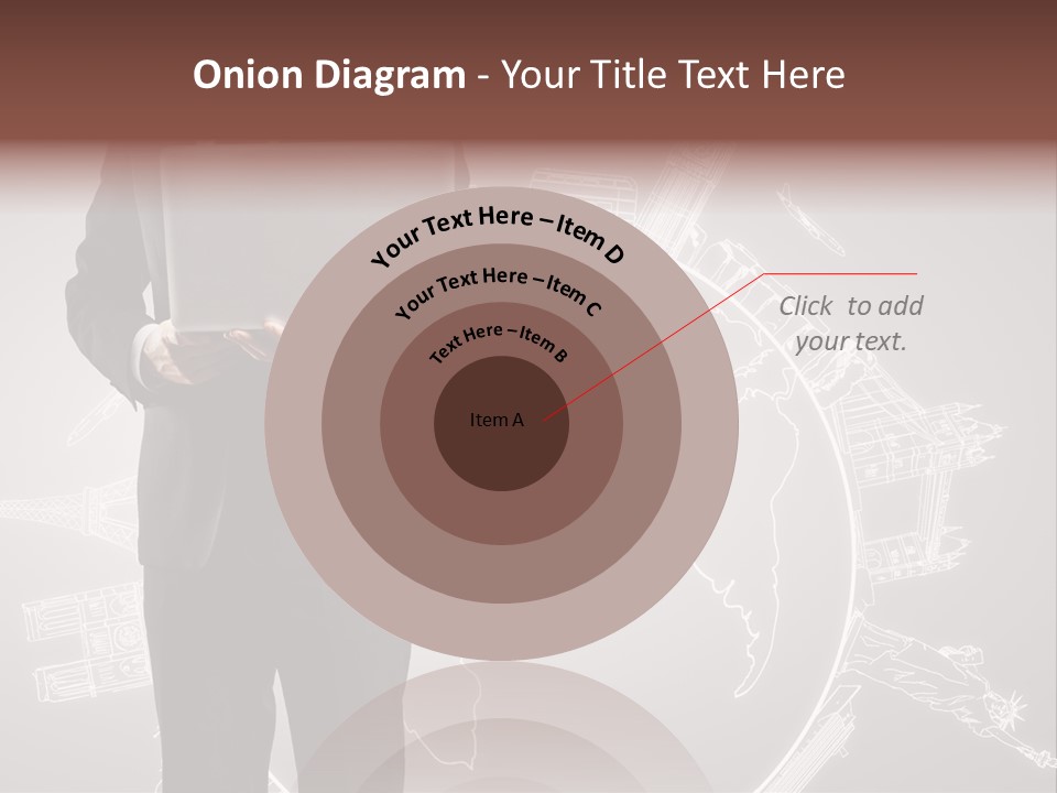 Earth Software Hand PowerPoint Template
