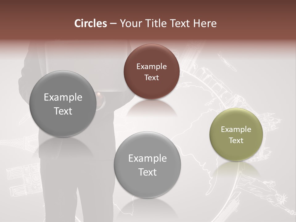 Earth Software Hand PowerPoint Template