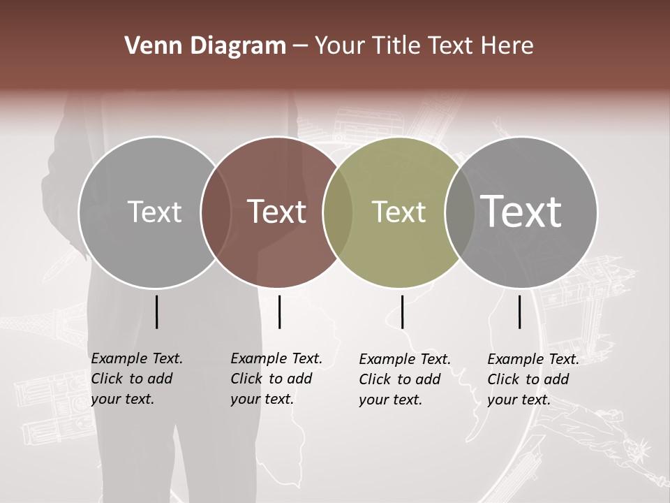 Earth Software Hand PowerPoint Template